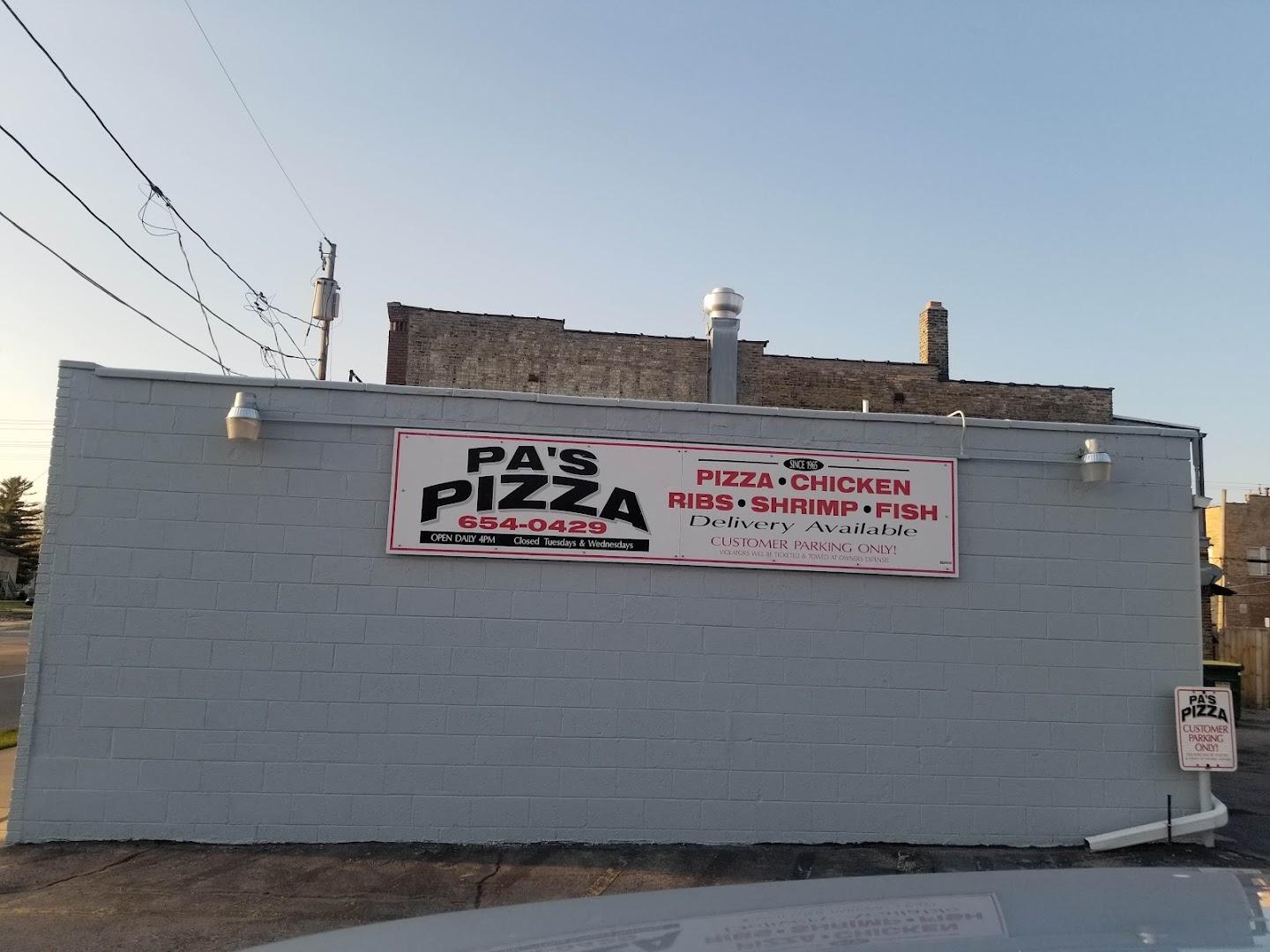 Pa's Pizzeria Menu image 7
